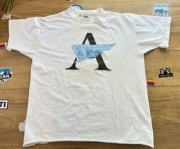 Vintage Angels in America Milton Glaser Wing Logo Broadway T-Shirt Amfar Large - £27.77 GBP