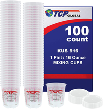 (Full Case of 100 Each - Pint (16Oz) Paint Mixing Cups) by  - Cups Have ... - £43.18 GBP