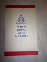 Freemasonry knights templar masonic Royal Arch Masonry booklet Rite occult old  - £7.95 GBP