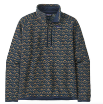 Patagonia Better Sweater 1/4 Zip Fleece Pull-Over | Mens XL | Mountain Peak Navy - £74.92 GBP