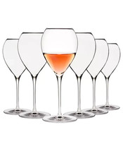 Oneida Karen Macneil Flavor First Set Of 6 Crisp &amp; Fresh Wine Glasses New - £44.21 GBP