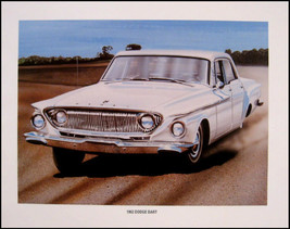1962 Dodge Dart 413 Mopar Art Print Lithograph 62 - £23.97 GBP