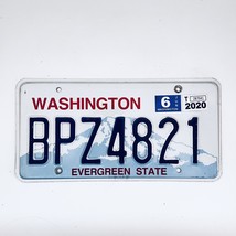 2020 United States Washington Evergreen Passenger License Plate BPZ4821 - £14.50 GBP