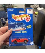 1991 Hot Wheels Classic Cobra Blue Card Low Number Collector No. 31 Basi... - $17.83 CAD