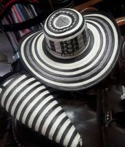 Colombian Hat Sombrero Sinuano Vueltiao Arrow Cane 21 Vueltas + Original Case - £121.92 GBP