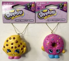 Set 2 New Shopkins Kooky Cookie D&quot;lish Donut Christmas Tree Ornament Kur... - $13.98