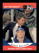 1990-91 Pro Set #672 Roger Neilson New York Rangers - £1.45 GBP