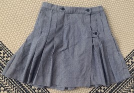 Vintage Becky Thatcher Pleated Skirt Size 7 1/2 Black &amp; White - $16.82