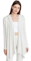 Calvin Klein Pure Lounge Long Sleeve Open Hoodie - Snow Heather, Size XS - $425.39 MXN