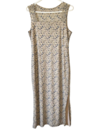 Vintage 80&#39;s 90&#39;s Knapp Studio Women&#39;s dress Floral Maxi Polyester Sleev... - £23.62 GBP