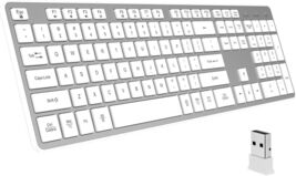 Slim Wireless Keyboard for Mac and Windows, Ultra Quiet Low-Profile FRF1... - €17,31 EUR