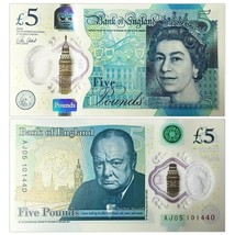 UK Great Britain British 5 Pounds - £9.10 GBP