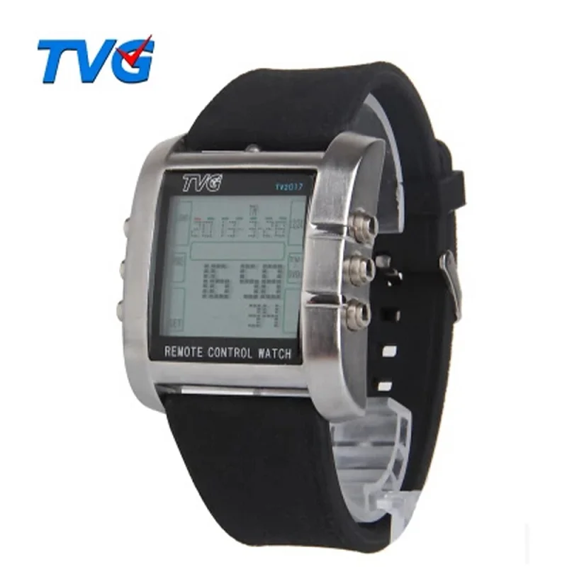 Men Watch TVG Creative TV DVD Remote Control Watches Men LCD Fashion Dig... - $36.85