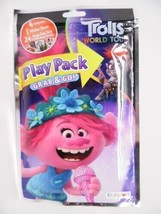 DreamWorks Trolls World Tour Play Pack Grab &amp; Go! Stickers Crayons Coloring Book - £6.71 GBP