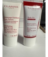 CLARINS Body Fit Skin Smoothing Expert Cream &amp; Exfoliating Body Scrub, 1... - $27.51 CAD