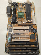 Rare Socket 7 ATX Soyo SY-5XA Motherboard (430TX) + CPU &amp; 128 MB + Bonus - £117.73 GBP