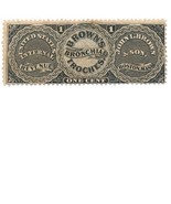 1863 John I. Brown &amp; Son 1c U.S. Internal Revenue RS39b Private Die Prop... - $48.99