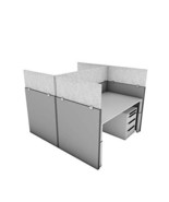 Obex - Panel Cubicle Mounted PET Privacy Screen - Desk Privacy Panel for... - $333.94