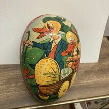 Vintage 1980&#39;s West German Paper Mache Easter/Spring Egg - £23.49 GBP