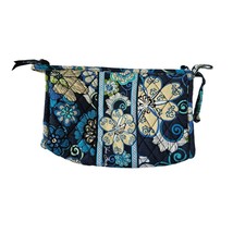 Vera Bradley Blue Mod Floral Make Up Cosmetic Bag - £10.26 GBP