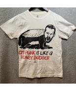 WWE Mens T-Shirt - &quot;CM Punk is Like Honey Badger&quot;  Small 2012 - $18.00