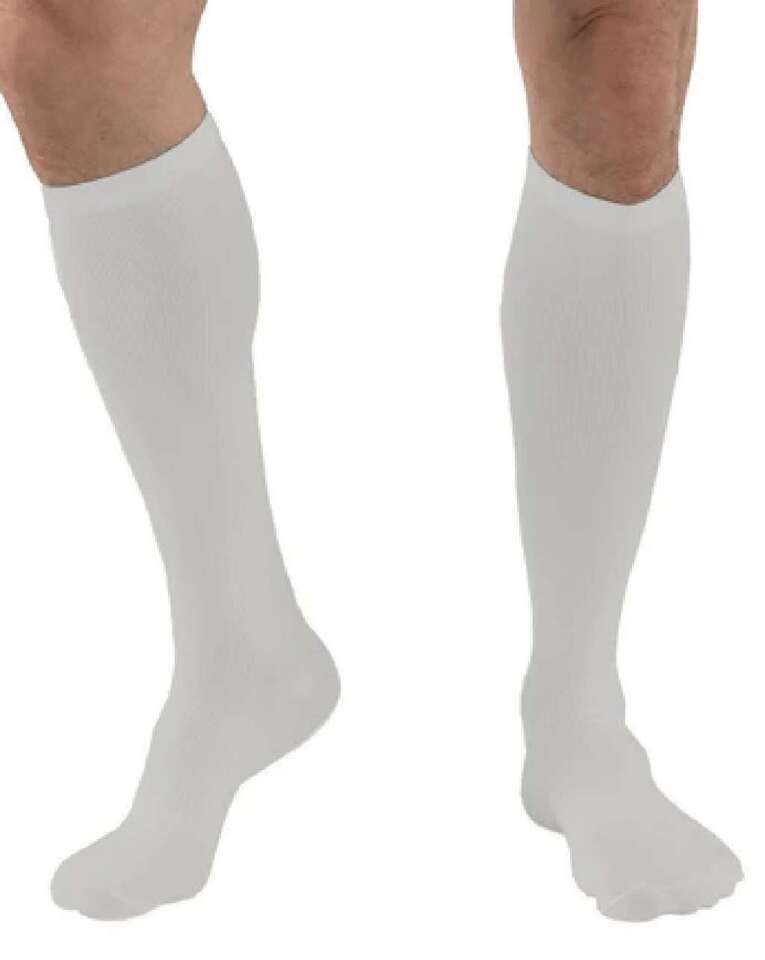 Activa Men&#39;s Dress Socks Closed Toe 20-30mmHg (White) X-Large - $24.25