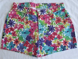 Unbranded Women&#39;s Floral Denim Shorts Size 1 (Juniors) - £11.99 GBP