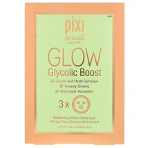 Pixi glow glycolic boost brightening infusion sheet mask 3 sheets 828305 thumb200