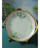 Mz Althrolau Germany Pin Dish, Gold And Violets, 6&quot; Original^^ - $60.93 CAD