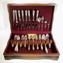 Holmes &amp; Edwards Lovely Lady Silverplate Flatware Set (61pc) with Box 19... - $249.70