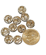9mm x 4mm Pewter Moon &amp; Star Beads (10) Lead-Safe! TEN BEADS (MFP2798S) - $1.78