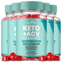 Keto Pure ACV Gummies, Max Strength formula Gummies for Men and Women (5 Pack) - £48.54 GBP