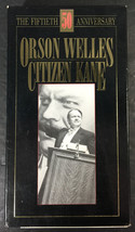 Orson Welles Citizen Kane, VHS, 50th Anniversary Edition, 1991, B&amp;W - £6.30 GBP