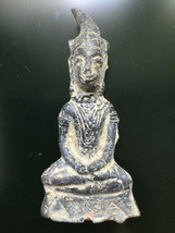 Holy Phra Chai Ngang Khmer Statue Antique Top Love Charm Ngan Rare Thai Amulets - £23.97 GBP