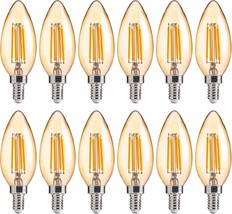 Flsnt Led Candelabra Light Bulbs 40W Equivalent, B11 E12 Small Base, 12 ... - £25.87 GBP