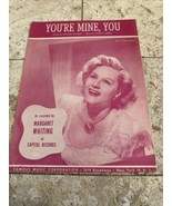 Very Nice Vintage Sheet Music YOU&#39;RE MINE, YOU  MARGARET WHITING 1933 - €8,05 EUR