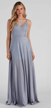 New Tianna Formal Glitter A-Line Dress Size Small Light Blue Reg.Price $100 - £39.01 GBP