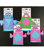 KidKusion Bottle-Bud ZooBaby Lot of 4 Drink Koozie Flamingo Giraffe Elep... - €6,75 EUR