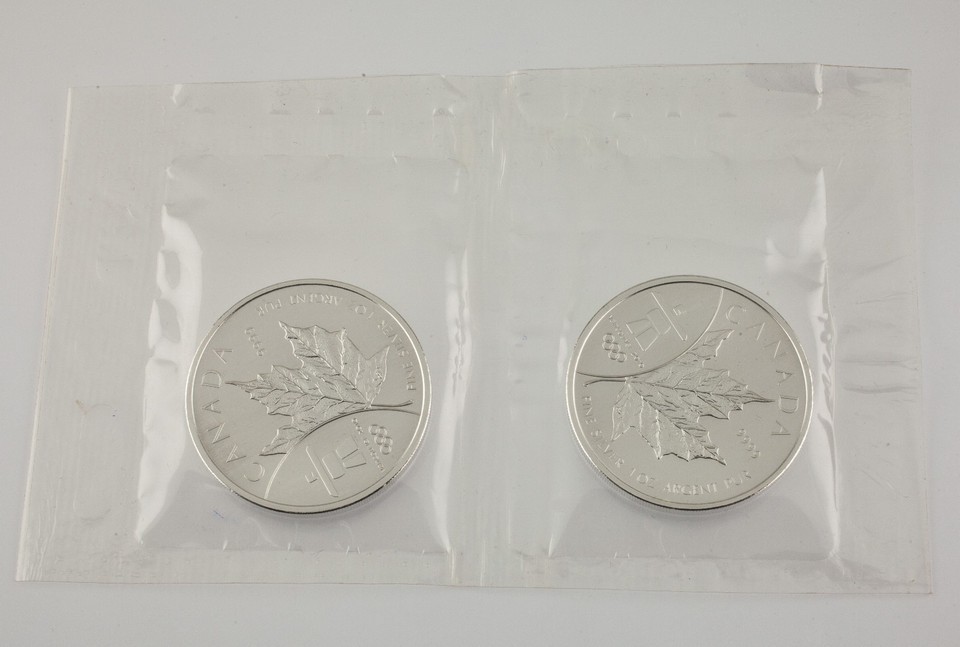 2008 Canada Silver Vancouver Olympics Silver Coin UNC Set 2 Pieces-
show orig... Item image 2
