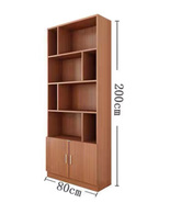 Tuclsvaro furniture Wood Bookshelves Storage Organizer for Living Room,O... - £116.24 GBP