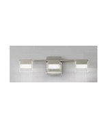 VICINO Bathroom Vanity Light Brushed Nickel LED Modern 3-Light 21.26 in W - $50.94