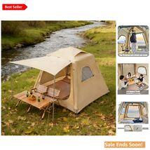 Inflatable Camping Tent for Family Outdoor Use in Khaki Quick Setup Wate... - $405.85