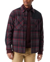 Bass Outdoor Shacket Men&#39;s Large Cabernet Utility Brushed Twill Shirt Ja... - $39.99