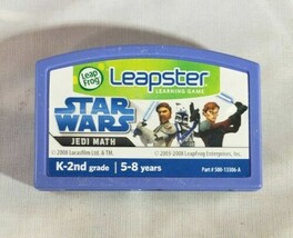 Leapster Leap Frog Star Wars Jedi Math Stem Game K-2 Age 5-8 Game Tested - £3.85 GBP