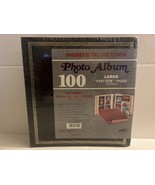 Vintage Black Pioneer Deluxe Cover 100 Photo Album TR-100 Up To 8&quot;x10&quot; New - $26.72