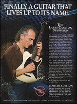 Larry Carlton Standard Signature Valley Arts guitar advertisement 1991 ad print - £2.99 GBP