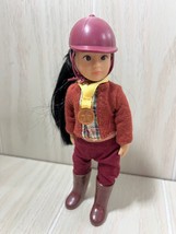 Battat Lori Our Generation Kaori mini 6.5” doll equestrian horseback rider Asian - £14.67 GBP