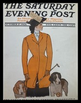 COVER ONLY The Saturday Evening Post October 27 1906 The Lady and Her Dogs - £22.38 GBP