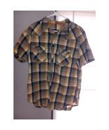 Arizona Men's Button Down Polo Shirt XL Pearl Snap - $7.56