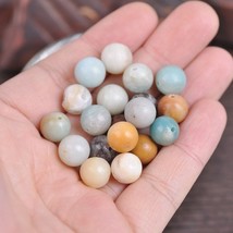 4mm 6mm 8mm 10mm 12mm Round  Amazonite Stone Loose Beads Lot For Jewelry Ma DIY  - £44.47 GBP